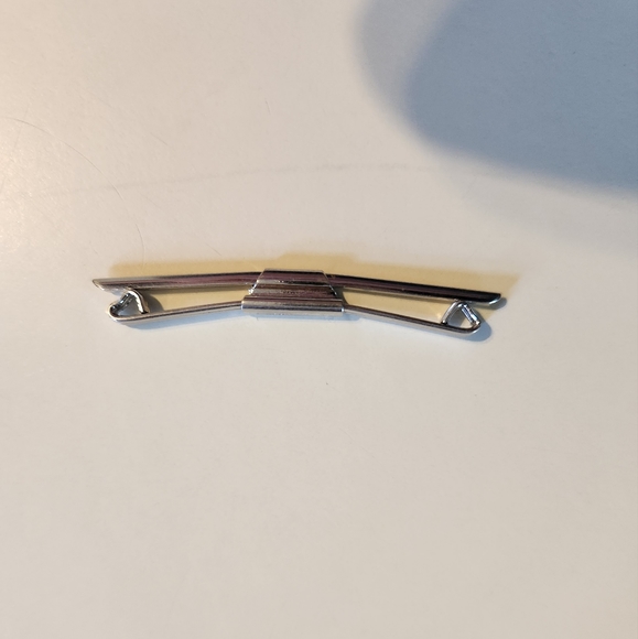 Silver Plated Tie Clip - Picture 2 of 2